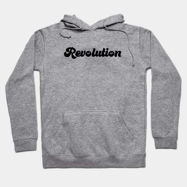 Revolution, black Hoodie by Perezzzoso